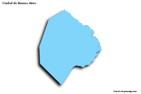 Sample Maps for Ciudad de Buenos Aires (blue,outline,shadowy)