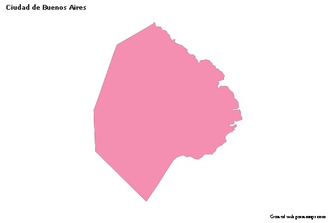 Sample Maps for Ciudad de Buenos Aires (pink,outline)