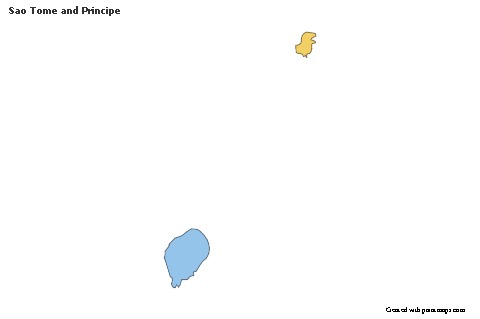 Sample Maps for Sao Tome and Principe (colored)