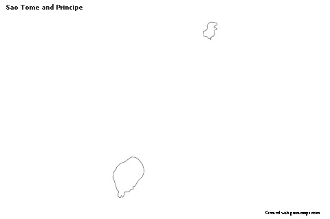 Sample Maps for Sao Tome and Principe (black-white)