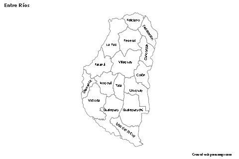 Sample Maps for Entre Ríos (black-white)