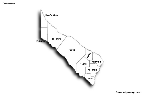 Sample Maps for Formosa (black-white,shadowy)