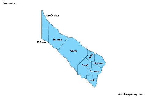 Sample Maps for Formosa (blue)