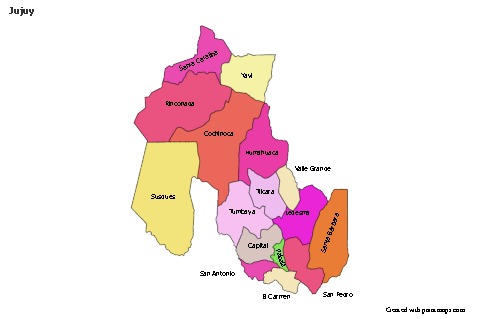 Sample Maps for Jujuy (colored)