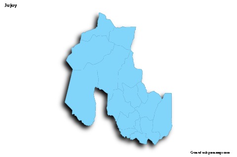 Sample Maps for Jujuy (blue,outline,shadowy)