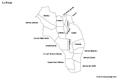 Sample Maps for La Rioja (black-white)