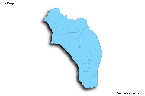 Sample Maps for La Rioja (blue,outline,shadowy)