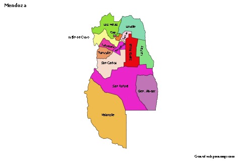 Sample Maps for Mendoza (colored)