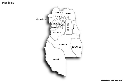 Sample Maps for Mendoza (black-white,shadowy)
