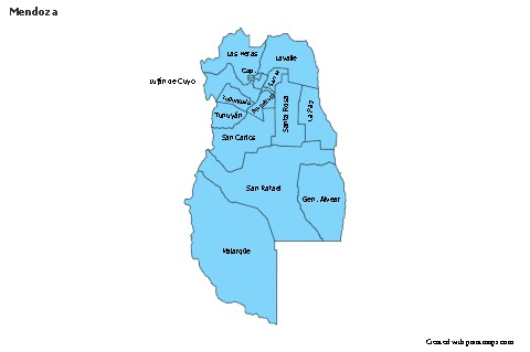 Sample Maps for Mendoza (blue)