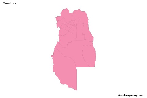 Sample Maps for Mendoza (pink,outline)