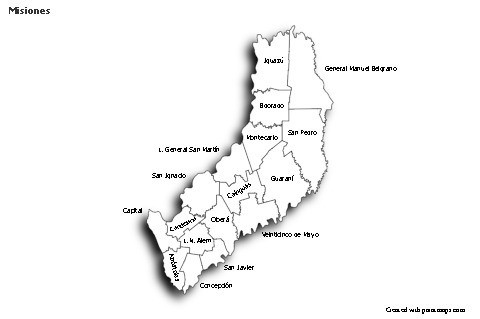 Misiones için Örnek Haritalar (siyah-beyaz,gölgeli)