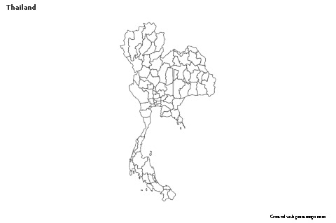 Sample Maps for Thailand (black-white)
