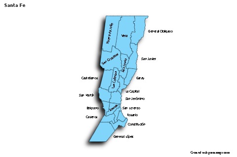 Sample Maps for Santa Fe (blue,shadowy)