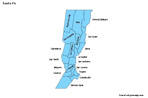 Sample Maps for Santa Fe (blue)
