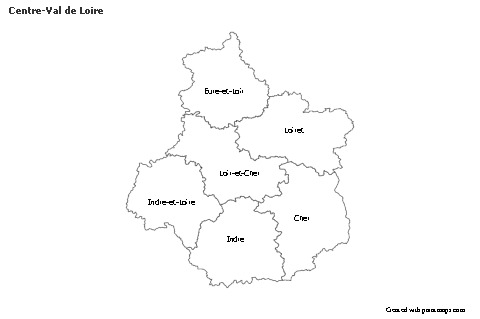 Sample Maps for Centre-Val de Loire (black-white)