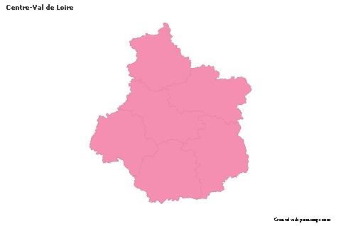 Sample Maps for Centre-Val de Loire (pink,outline)