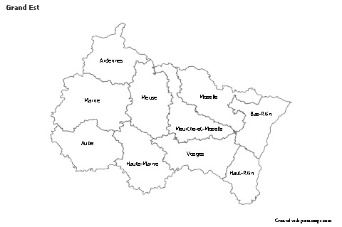 Sample Maps for Grand Est (black-white)