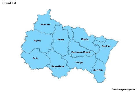 Sample Maps for Grand Est (blue)