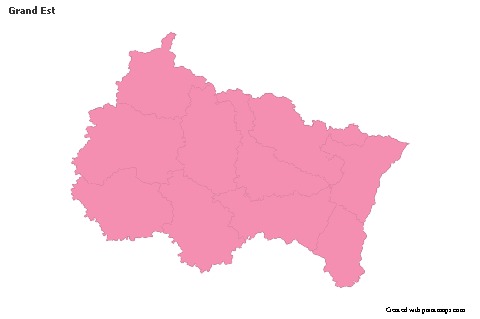 Sample Maps for Grand Est (pink,outline)