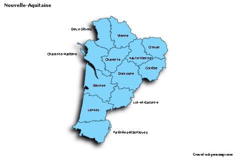 Sample Maps for Nouvelle-Aquitaine (blue,shadowy)