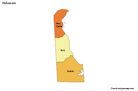 Sample Maps for Delaware (colored)