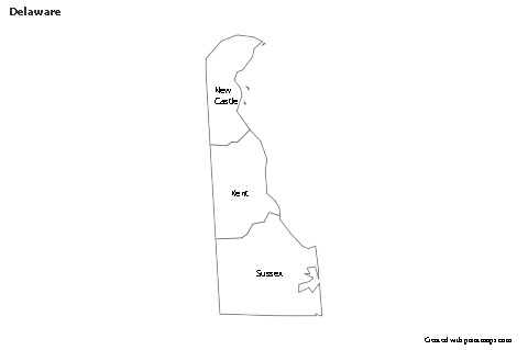 Sample Maps for Delaware (black-white)