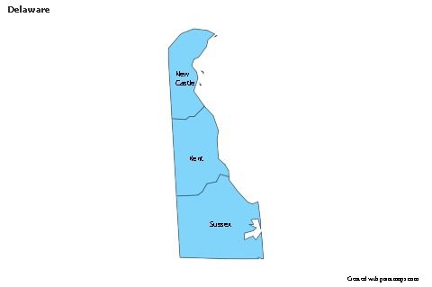 Sample Maps for Delaware (blue)