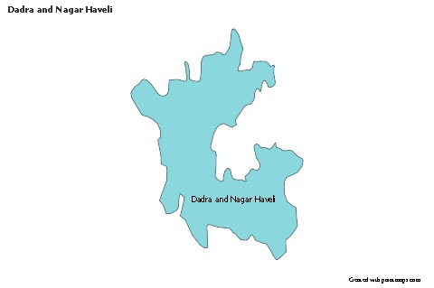 Dadra and Nagar Haveli için Örnek Haritalar (renkli)
