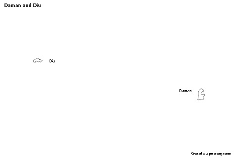 Sample Maps for Daman and Diu (black-white)