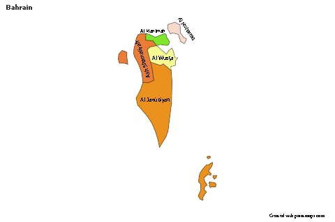 Sample Maps for Bahrain (colored)