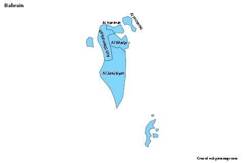 Sample Maps for Bahrain (blue)