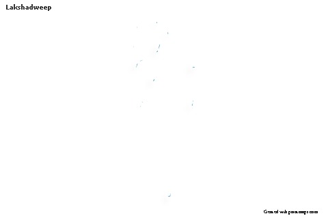 Sample Maps for Lakshadweep (blue,outline,shadowy)