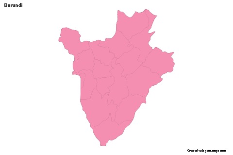 Sample Maps for Burundi (pink,outline)
