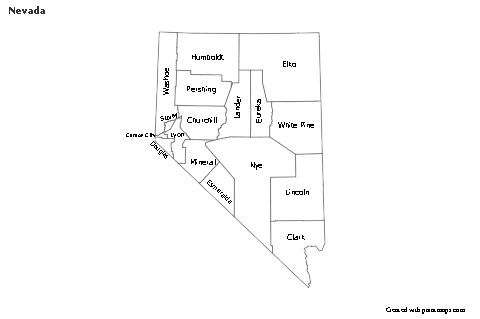 Sample Maps for Nevada (black-white)