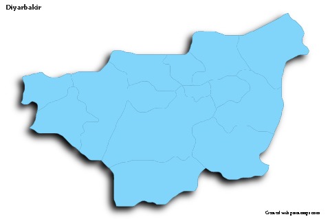 Sample Maps for Diyarbakir (blue,outline,shadowy)