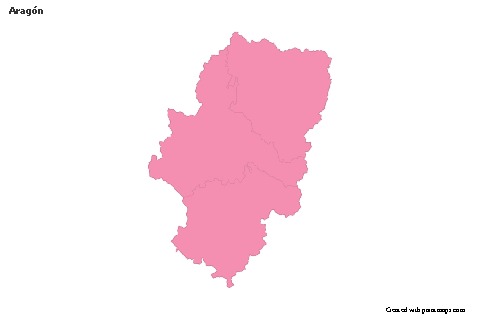 Sample Maps for Aragón (pink,outline)