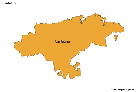 Sample Maps for Cantabria (colored)