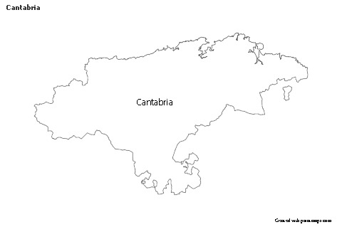 Sample Maps for Cantabria (black-white)