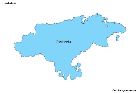 Sample Maps for Cantabria (blue)