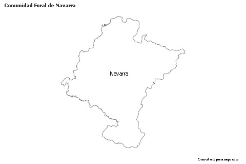 Sample Maps for Comunidad Foral de Navarra (black-white)