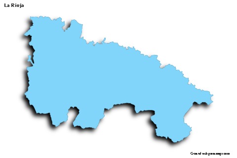 Sample Maps for La Rioja (blue,outline,shadowy)