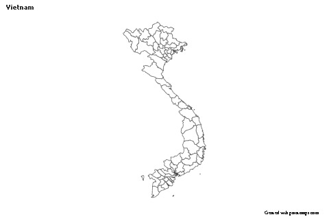 Sample Maps for Vietnam (black-white)