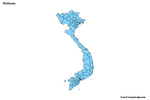 Sample Maps for Vietnam (blue)