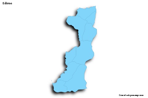 Sample Maps for Edirne (blue,outline,shadowy)