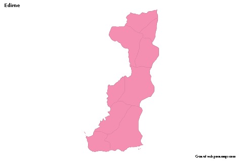 Sample Maps for Edirne (pink,outline)