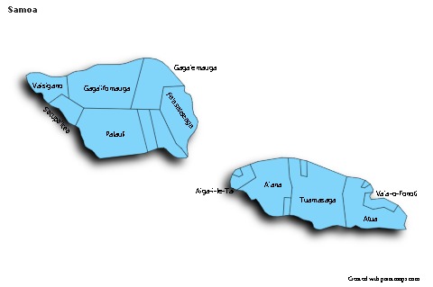 Sample Maps for Samoa (blue)
