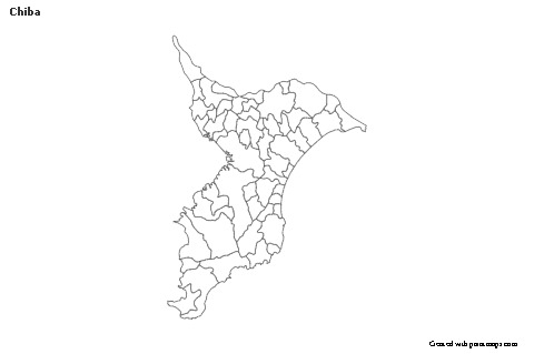 Sample Maps for Chiba (black-white)