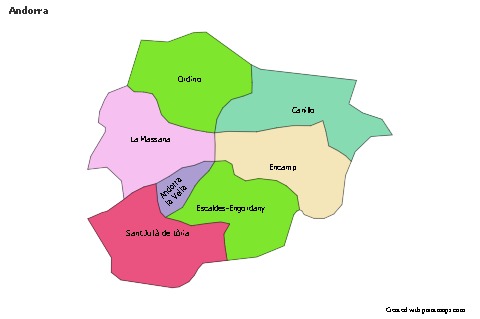 Sample Maps for Andorra (colored)