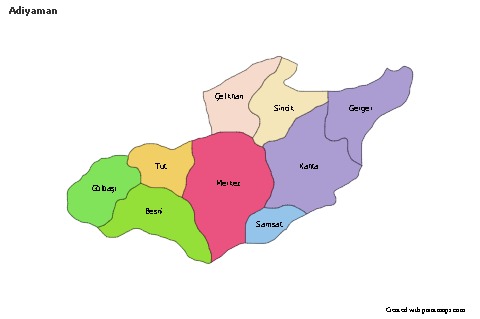 Sample Maps for Adiyaman (colored)
